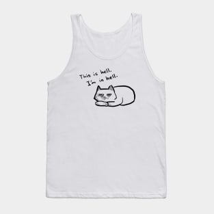 Cat in hell Tank Top